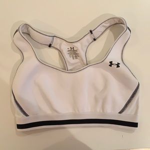 Under Armour white sport bra